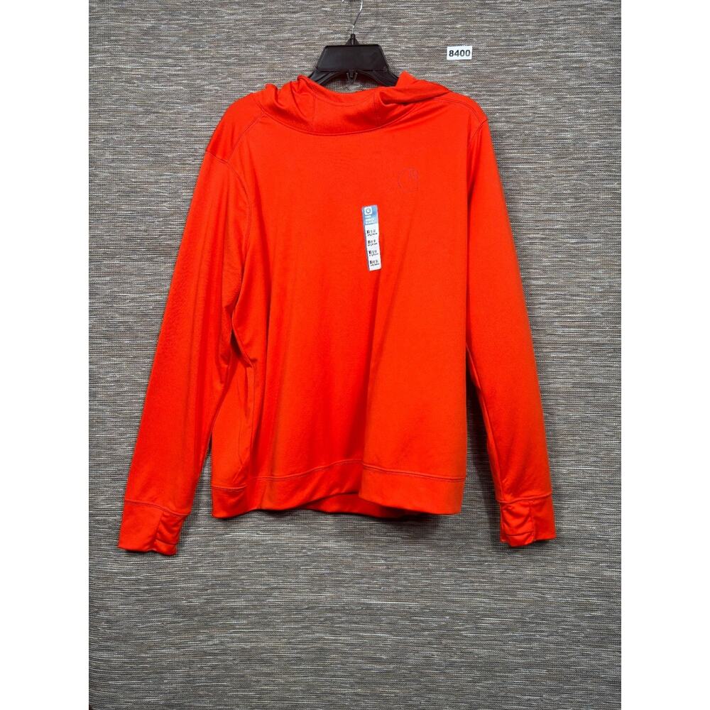 Carhartt Force Sun Defender Hoodie Womens XL Red Relaxed Fit TK6236-W Logo NEW